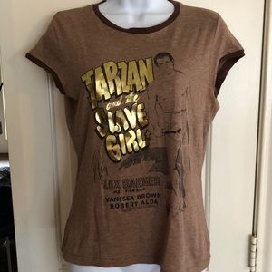 Tarzan Graphic Tee Sz L